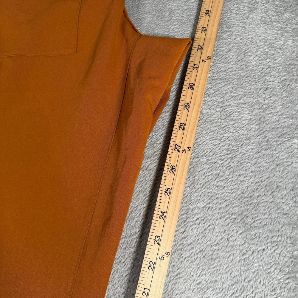 FIGS Technical Collection Scrub Pants Mens Medium Orange Cargo Stretch‎ Workwear